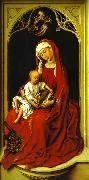 Rogier van der Weyden Madonna in Red  e5 oil painting on canvas